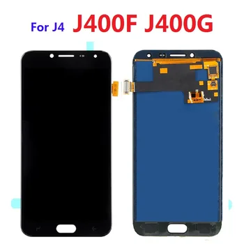 Samsung Galaxy J4 lcd displejs J400 J400F/DS J400G/DS LCD Displejs Touch Digitizer Sensoru, Montāža + Līmes + instrumenti