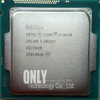 Bezmaksas piegāde Core i3 4330 3.5 GHz 4M SR1NM Dual Core desktop procesori Datora PROCESORA Ligzda LGA 1150 pin scrattered gabalu