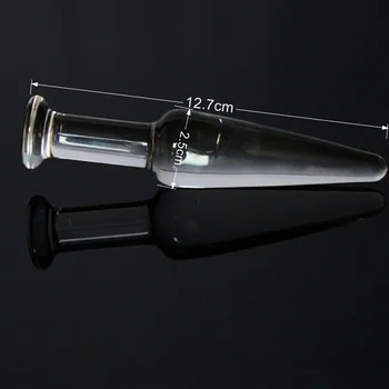 13cm Bullet Stikla pievienojiet anālā seksa rotaļlietu sieviete lesbiete G SPOT squirt Kristāla, BET anālā prostatas stimulators tūpļa BUTT plug