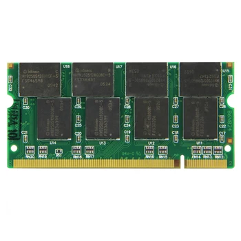 DATORA Atmiņas Moduli Klēpjdatoru Atmiņa operatīvā Atmiņa SO-DIMM PC2700 DDR 333 MHz 200PIN 1GB / DDR1 DDR333 PC 2700 333MHz 200 PIN Grāmatiņa