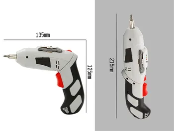 4.8 V Elektrisko skrūvgriezi, multi-funkcijas uzlādējams rokas urbi elektrisko skrūvgriežu komplekts elektroinstrumentus