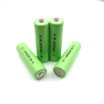 AA 2500mAh 4 gabali 2.5 Ah Akumulators NI-MH Batteria Baterijas Kameru, rotaļu pulkstenis, zibspuldzes, Tālvadības pults