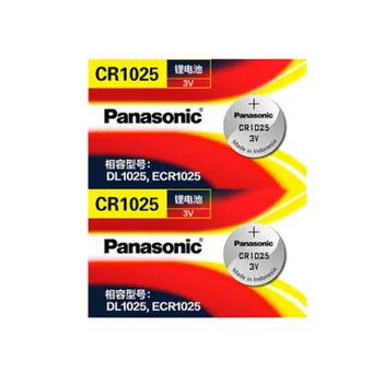 2gab/daudz Jaunu Oriģinālu Panasonic CR1025 CR 1025 3 V Litija Pogas Bateriju Monēta Šūnu Baterijas