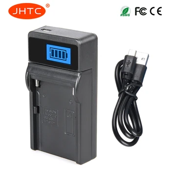 JHTC NP-F550 LCD USB Akumulatora Lādētājs Sony NP F970 F750 F770 F960 F550 F530 F330 F570 CCD-SC55 TR516 TR716 TR818 TR917
