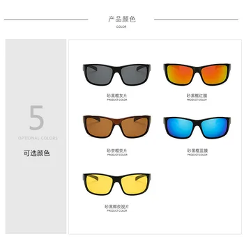 Reggaeon Nakts redzamības Jaunas Polarizētās Saulesbrilles, Vīriešu 2020. gadam uv400 Zīmola Dizaineru Modes Naktīs Ciešāku Aizsargbrilles cool