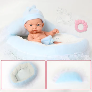 26CM pilna ķermeņa silikona bebe Atdzimis Lelles 10inch ūdensizturīgs Boneca vannas Reāli premie jaundzimušo bērnu Lelle rotaļlietu meitenei dāvanu