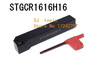 STGCR1616H16/ STGCL1616H16 Metāla Virpu, Griešanas Rīki, Virpas CNC Mašīna Virpošanas Instrumenti, Ārējās Virpošanas Instrumentu Turētājs S-Veida STGCR