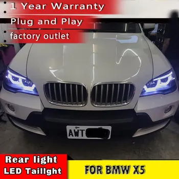 Jauns Auto Dizains, lai BMW X5 e70 2007. - 2013. gadam Lukturu LED dienas gaitas lukturi LOW/HIGH Beam HID H7 Xenon bi xenon lēcu BMW X5 Galvas Lampas Auto
