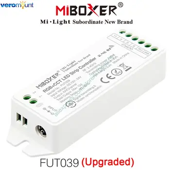 MiBoxer FUT039 (Modernizētas) RGB+PKT LED Lentes Kontrolieris WiFi APP / 2.4 G RF Bezvadu / Alexa Balss / DMX512 Vadības Panelis Vadības