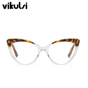 2018 Cat Eye Skaidrs, Briļļu Rāmji Sieviešu Zīmola Dizainere Kniežu Brilles Skaidrs, Lēcas, Brilles, Optikas Glasse Oculos De Sol UV400