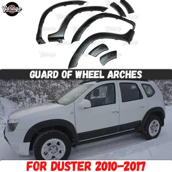 Aizsargs riteņu arkas par Renault / Dacia Duster 2010-2017 ABS plastmasas piederumi aizsardzības plāksne saskrāpēta auto stils meklēšana