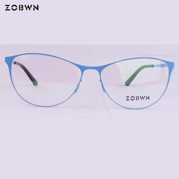 ZOBWN kaķu acs brillēm, marcas Vintage Brilles Rāmis Sievietēm Datoru Optiskās Brilles, Briļļu Retro Sieviešu Sieviešu Armacao sarkana