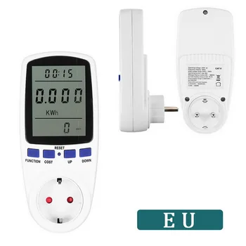 TS-836 UK/ES/AU Plug Elektroenerģijas Izmantošana Uzraudzīt Elektroenerģijas Skaitītāju Pievienojiet Mājas Enerģijas Vatu Volti Ampēri Patēriņš Analyzer