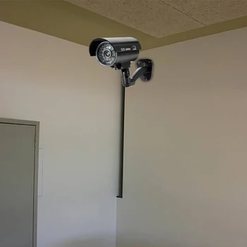 Drošības Ūdensizturīgs Āra Iekštelpu Viltus Kamera Drošības Lelli, CCTV Novērošanas Kamera Nakts CAM LED Gaismas Krāsa