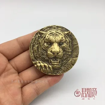 Izsmalcināts misiņa (Ķīniešu zodiaka dzīvnieku) piemiņas bronzas medaļu