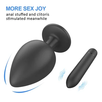 OLO Anālais Plug Butt Plug Bullet Vibrators ar Prostatas Massager Seksa Rotaļlietas Sievietēm, Vīriešiem Pieaugušo Produkti