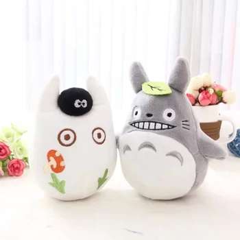 15cm * Plīša Rotaļlietas, Mans Kaimiņš Totoro Attēls Hayao Japānas Anime Statuja, Mājas, Auto Dekori Lelle