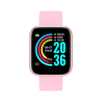 Jaunu Y68 Smart Skatīties Vīriešu, Sieviešu Fitnesa Rokassprādze Asinsspiediens, Sirds Ritma Monitors Ūdensizturīgs Sporta Smartwatch Ios Android