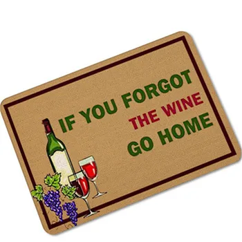 Smieklīgs, Smieklīgi Doormat Sakot Citātus Ja Jūs Aizmirsāt Vīns Iet Mājās Grīdas Paklāji neslīdoša Virtuves Paklāji Vannas Ziemassvētku Dāvanu