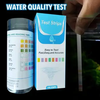 100GAB Uzlabot 18-in-1 Dzeramā Ūdens Kvalitātes Testēšanas Joslā Pieskarieties Ūdens Kvalitātes Testēšanas Dokumenti Baseina Ūdens Akvāriju Testēšanas PH Līmeni