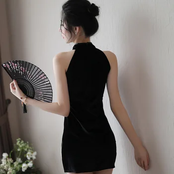 Sieviete, Seksīga Lellītes Ķīniešu Cheongsam Formas Tērpu Eksotisko Tērpu Seksa Spēle Cosplay Sexy Apakšveļa, Eksotiskie Apģērbi Seksa Kleita DropShip