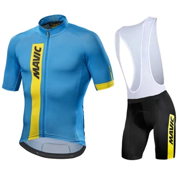 Mavic ir 2021. Pro Komandas Velo Apģērbi /Road Bike Wear Sacīkšu Apģērbu Ātri Sausas Vīriešu Velosipēdu Džersija Komplekts Ropa Ciclismo Maillot