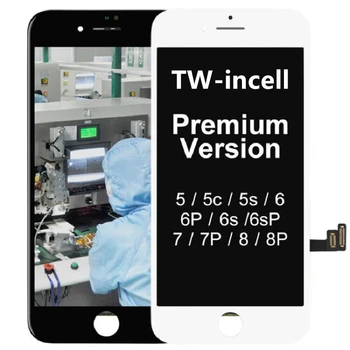TW-incell iPhone 5S SE 6 Plus Ekrānu Tianma Nomaiņa ar Touch Screen iPhone 7 7 Plus 8 8 Plus LCD iPhone X