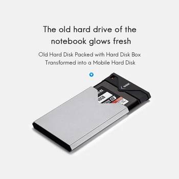 SSK SATA USB 3.0 HDD Enclosure 2.5 Collu Ārējais Cietais Disks Gadījumā Tips-C Interfeiss ātrgaitas Mobil Cieto Disku Kastē VIŅA-C310