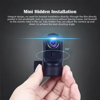Mini USB Dvr Dash Kamera Auto DVR Dash Cam Ieraksti ADAS Android Autoradio 720P HD 140 Grādu Auto Auto Video Reģistrators