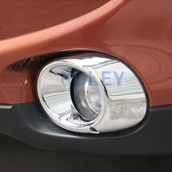 AX Auto Stils Hromēti Priekšējie Miglas lukturi, Lampas Vāciņš Melns, Foglight Molding Apdare Bezel Gredzens Mitsubishi Outlander 2013