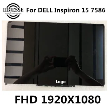 15.6 Collu 0K1MP9 B156HAN02.3 Asamblejas Dell Inspiron 15 7586 Klēpjdatoru LCD Paneli, Pieskarieties Ekrānam, montāža FHD 1920*1080 ar rāmi