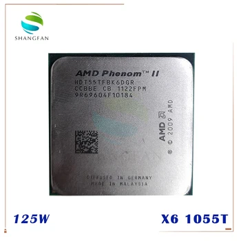 AMD Phenom X6 1055T X6-1055T 2.8 GHz Sešu Kodolu CPU Procesors HDT55TFBK6DGR 125W Socket AM3 938pin