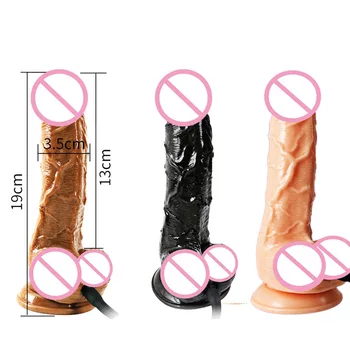 Liels, Piepūšams Dildo Ar piesūcekni Dzimuma Produktu Veikals Milzīgs faloimitator reāli Dzimumlocekļa Mīksta, Pievienojiet Anālā Seksa Rotaļlietas Pieaugušajiem Sievietēm