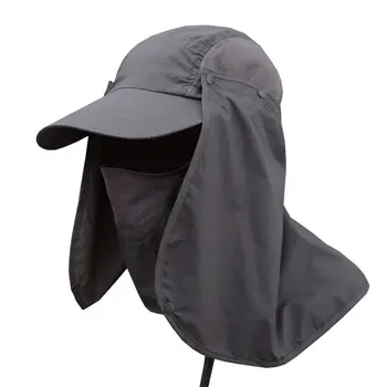 Āra Sporta Pārgājienu Hat Visor UV Aizsardzība Sejas, Kakla Segtu Zvejas Saule Aizsargātu Klp Vislabākās Kvalitātes