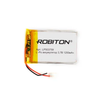 Li-jonu polimēru akumulatora lp503759 robiton, Li-Pol prizmu ar aizsardzības ķēde