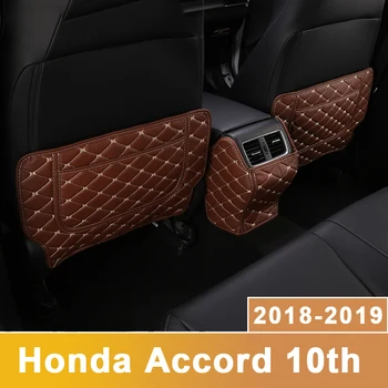 Automašīnu Sēdekļu Pārvalki Aizsargi Aprūpes Sēdekļa atzveltnes Anti-kick Pad attiecībā uz bērniem Kick Paklāji Honda Accord 10. 2018 2019 Piederumi