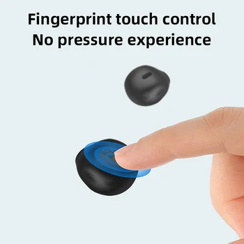 Ultra Mazs Mini Slēptu Bezvadu Bluetooth 5.0 Austiņas Touch Kontroli Lūpu krāsu Stila Portatīvo Uzlādes Gadījumā Earbuds, Stereo TWS