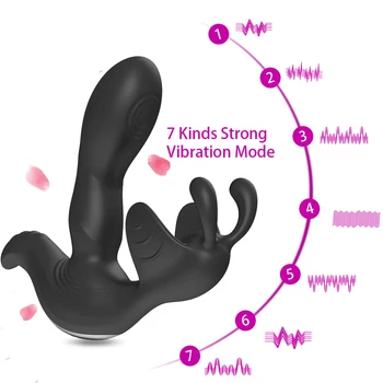 VATINE Bezvadu Tālvadības Anālais Vibrators Klitora Stimulators Prostatas Massager Butt Plug Seksa Rotaļlietas Sievietēm Pieaugušo Produkti