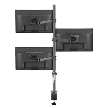 (80cm) DL-T902-380II Pilnu Kustību trīs Monitoru galda statīvu Turētājs 10