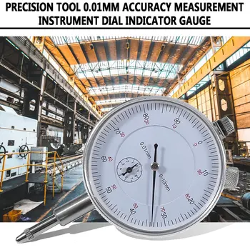 Profesionālās Precīzijas Instrumentu 0.01 mm Precizitāte Mērīšanas Instrumenta Skalas Rādītājs Rādītājs Stabilu Sniegumu