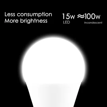 Regulējamas 15W E27 WiFi Smart Gaismas Spuldzes Lampas Silts balts/ balts / RGB LED Spuldze App Darbojas, Alexa, Google Palīgs Balss Vadība