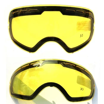 Sniega-3100 Modeļa Numurs papildu palielinātu slēpošanas Dzeltenā objektīva stikla vieglumu Uzlabot spilgtumam, kas Rotā Mākoņains laiks Slēpošana Objektīvs