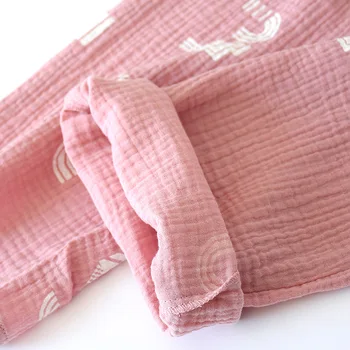 Gudrs vēstuli kokvilnas pidžamas sieviešu pidžamas komplekti Pavasara rudens rievotās kokvilnas mīkstas sievietes sleepwear pijamas mujer 2020