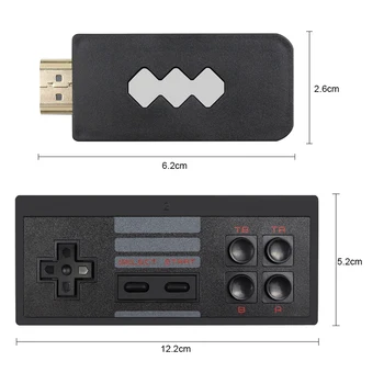Video Spēļu Konsoles USB Bezvadu Rokas TV Būvēt 568 Classic 8 Bitu Spēles mini Konsoles Dual Gamepad HDMI-Saderīgam Izejas
