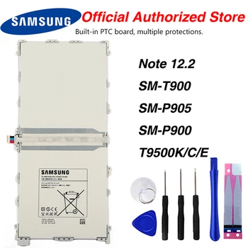 Oriģināls Samsung T9500K Akumulatoru Galaxy Note 12.2 P900 P901 P905 SM-T900 SM-P905 SM-P900 T9500C T9500E 9500mAh