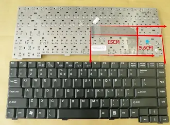 Jaunu Notebook, Laptop klaviatūru Fujitsu Amilo Pa1510 Pa2510 Pi1505 Pi1537 Pi1556 Pi 2512 Pi2515 Black ASV), angļu - V-0123BIAS1