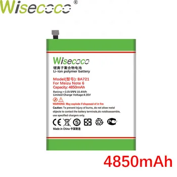 Wisecoco BA721 4850mAh Akumulatoru Mei zu 6. Piezīme M6, Ņemiet vērā, M7 Viedtālruņa Akumulatoru Nomainiet+ Izsekošanas Numuru