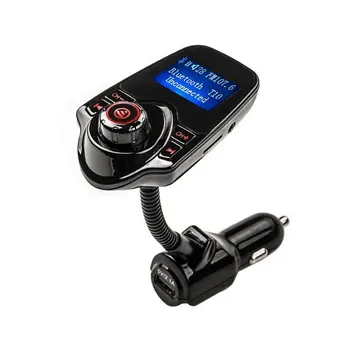 Y Oriģinālo Bluetooth Automašīnas Komplekts Ar Brīvroku sistēmu ar FM Raidītāju, Bluetooth Uztvērējs Auto Lādētājs Atbalsta Micro SD Kartes auto stils