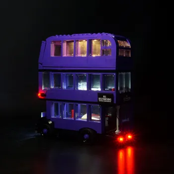Led Gaismas (klasiskais variants), Lai 75957 Harijs Sērijas Autobusu ķieģeļi Radītājs Pilsētas tehnikas Bloki Rotaļlietas