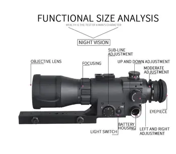 MK-390 FMC Full HD Objektīvu Klāstu Thermal imager Savvaļas dzīvnieku Medību Uzraudzību Skautu Redzes medību jomu nakts redzamības riflescope